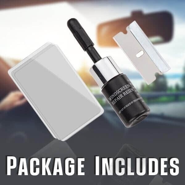 🔥OFERTA LIMITADA - ¡COMPRA 1 Y LLEVA 1 GRATIS!🔥 Kit de Reparación de Grietas para Vidrio