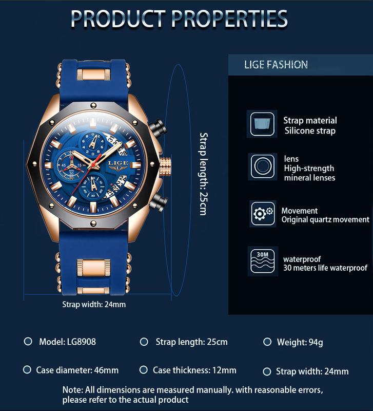 ⏳🔥¡50 % DE DESCUENTO POR TIEMPO LIMITADO! ⏰ ⌚ 💪 Reloj de Cuarzo Deportivo Impermeable para Hombre – Función cronógrafo, duradero y resistente al agua – Perfecto para deportes, viajes y uso diario 🏃♂️
