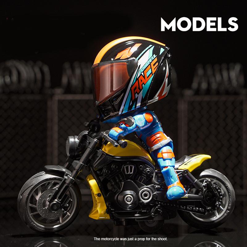 🤖💨 From Rider to Helmet — The Coolest Transforming Motorcycle Model Ever!