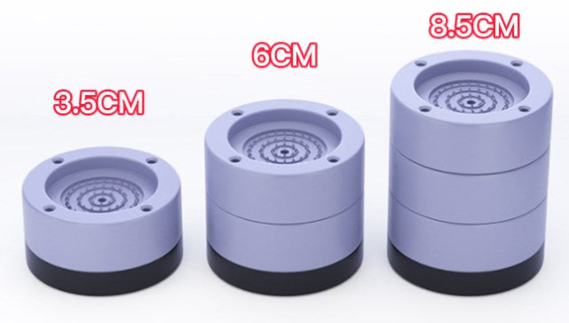 🏡 50% DE DESCUENTO! ✨ Soporte Antivibraciones para Lavadora - 4 Almohadillas de Goma que Absorben Ruidos y Protegen Suelos 🔇🧼