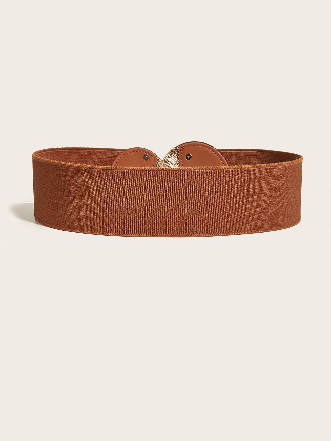 🎁Cinturón elástico alto con hebilla dorada vintage para mujer