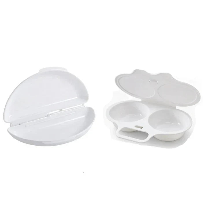 🍳 50% dto. Utensilio 2 en 1 para microondas – cocina huevos en minutos, sin sartenes. Desayuno rápido y fácil de limpiar! ⏱️✨