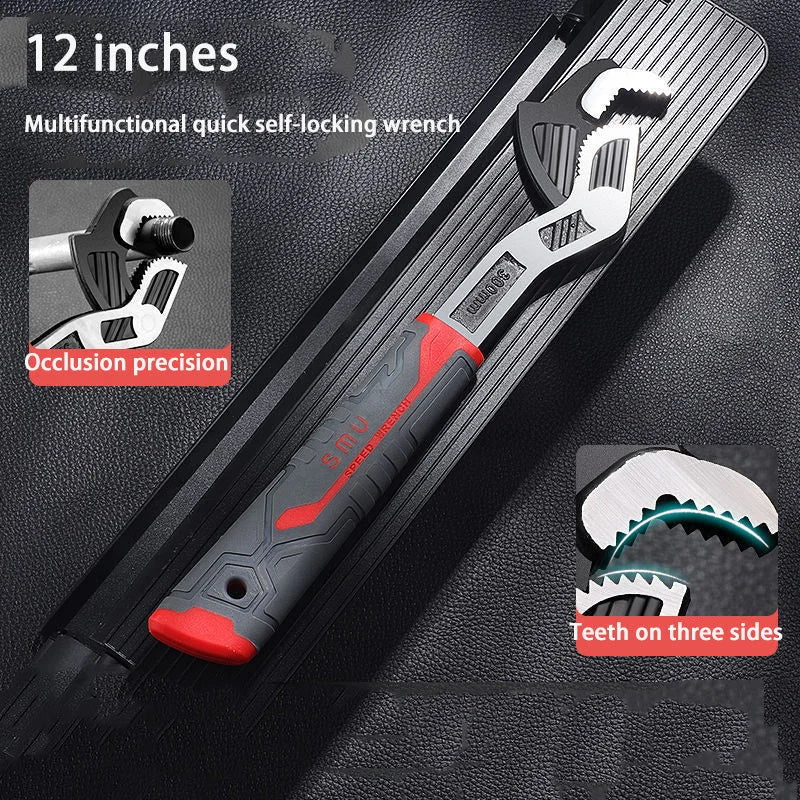 🎅Oferta de Navidad🎁 Llave para Tubos Autoblocante Multifuncional de Grado Industrial