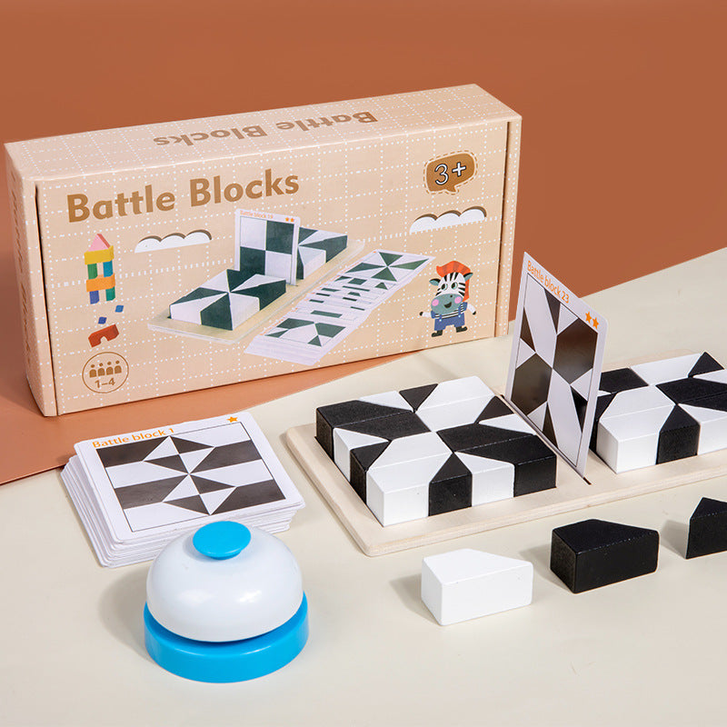 ⏳🧩✨ ¡50% DE DESCUENTO! Puzzle Oculto de Bloques — Juego Interactivo Padre-Hijo para Desarrollar la Imaginación Espacial 👨👩👧👦🎮