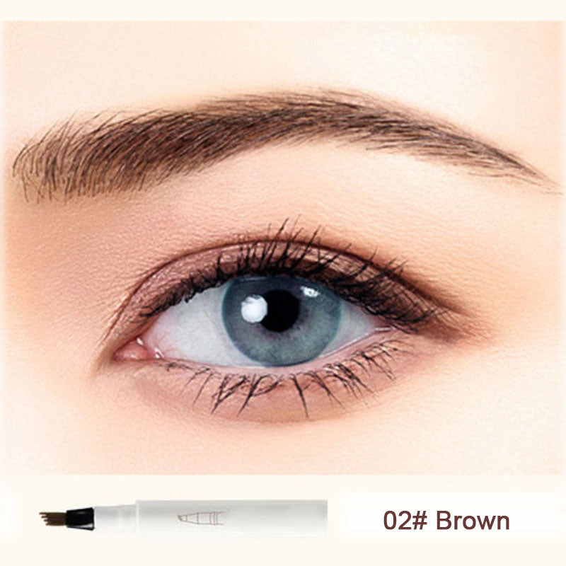 🎁Novedades 2026 ¡50% DE DESCUENTO!💥✨ Lápiz Líquido para Cejas de 4 Puntas Microblading – Trazos Naturales Pelo a Pelo 👁️