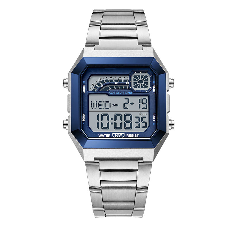 🎉 Oferta 2026 — ¡Más de 35,000 Vendidos! ⏰ Reloj Digital Unisex – Pantalla Cuadrada y Luz de Fondo Luminosa 🌙