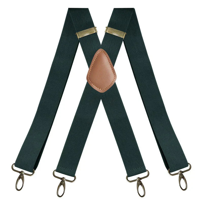 📢📢 -50 % !! ⏰ Tirantes para hombre con clip, espalda en X