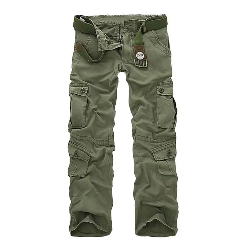 Pantalón Cargo para Hombre Multibolsillos Estilo Clásico