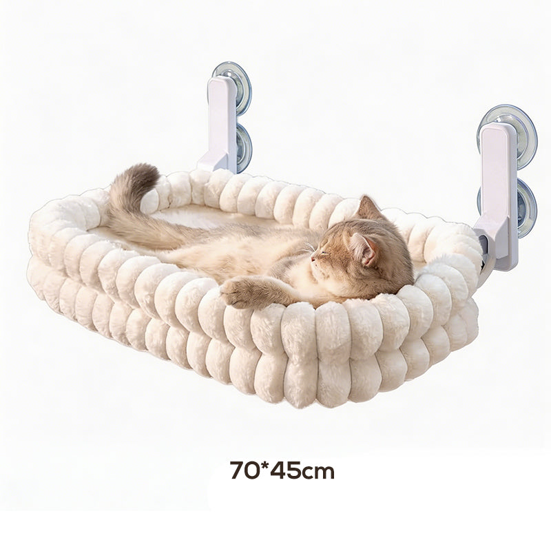 🐱 50% DE DESCUENTO | Hamaca plegable para ventana, soporta hasta 18 kg