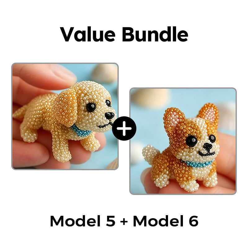 ⏳Limited-time 50% off⏰Colorful Beaded 3D Dog Model Kit🎨🐶