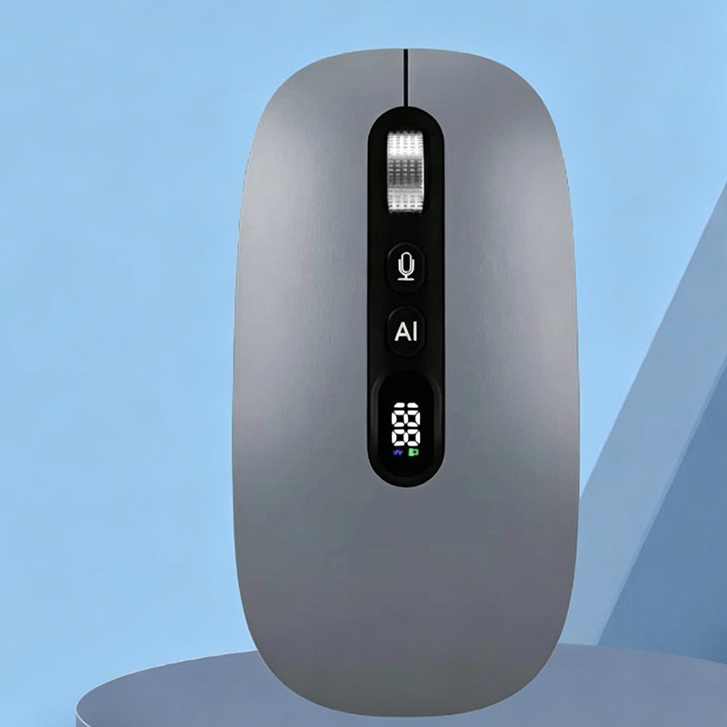 ⏳¡50% DE DESCUENTO por tiempo limitado!⏰Ratón Inalámbrico Inteligente con Control por Voz IA🖱️💬