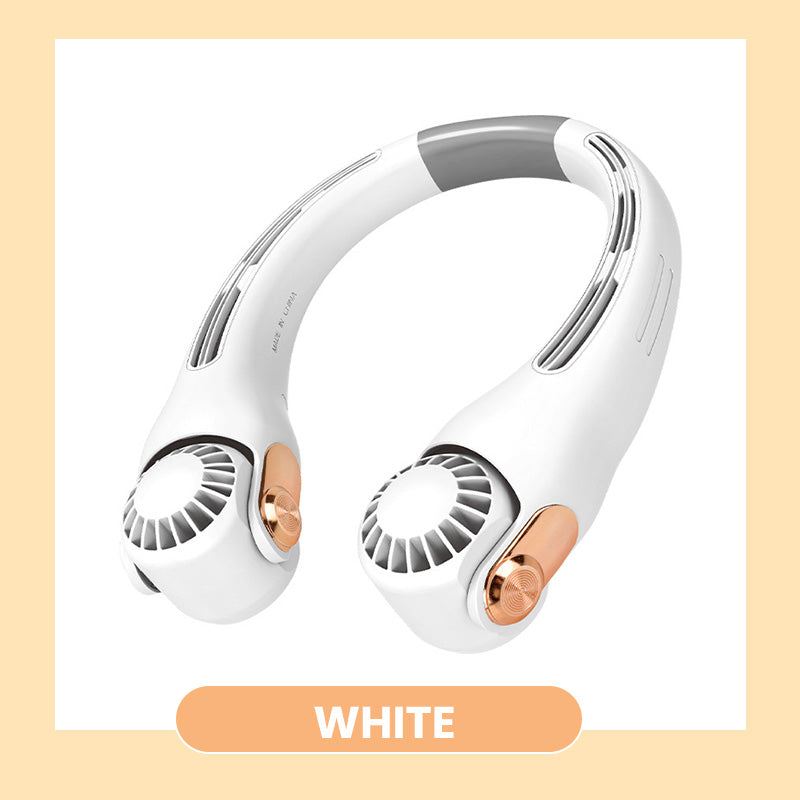 ⏳🔥¡50 % DE DESCUENTO POR TIEMPO LIMITADO! ⏰ Ventilador de Cuello con Aire Acondicionado – Ultrasilencioso, rotación 360°, 3 velocidades. Refrigeración manos libres, larga batería. ¡Esencial para el verano! 😎🌬️