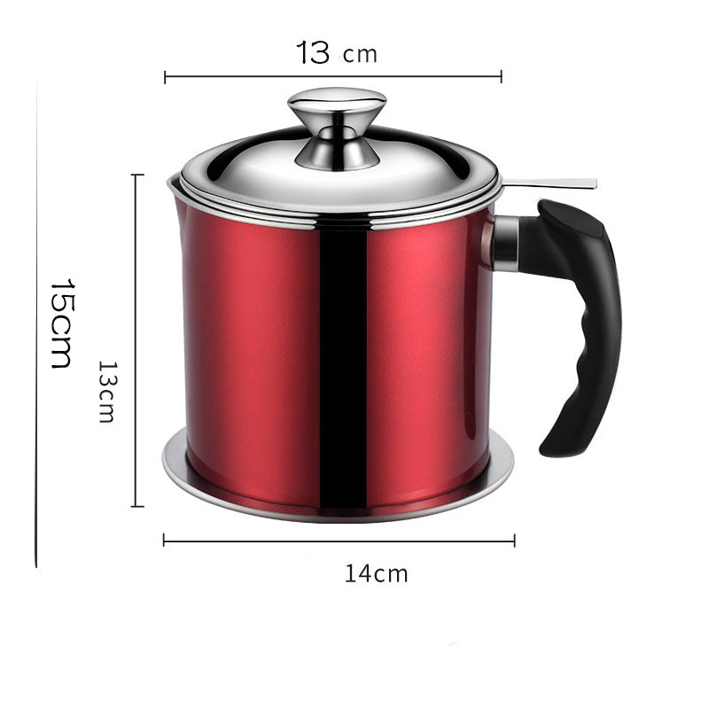 🎁 Venta caliente ✨ Tarro de aceite de cocina de acero inoxidable 304 🌟