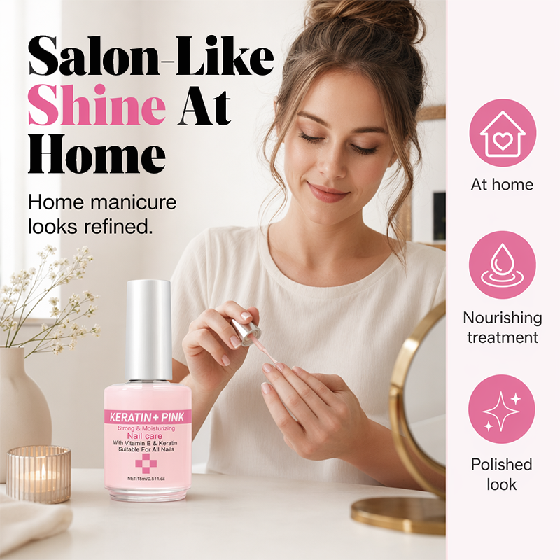 ✨Compra 1 Lleva 2✨Fortalecedor de Uñas con Keratina & Hidratante