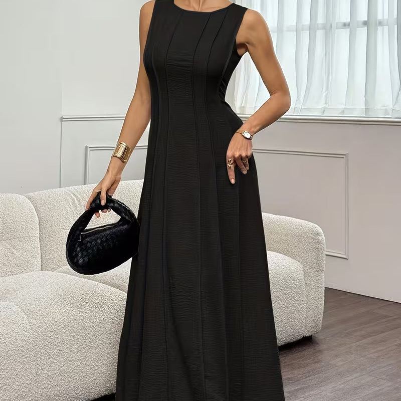 🎁2026 New Arrivals 50% OFF💥Women's Sleeveless Pleated Maxi Dress – Flattering A-line – 94K+ sold, perfect for summer or special occasions 🌸🌿☀️