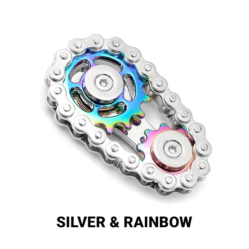 Stainless Steel Gear Chain Fidget Spinner