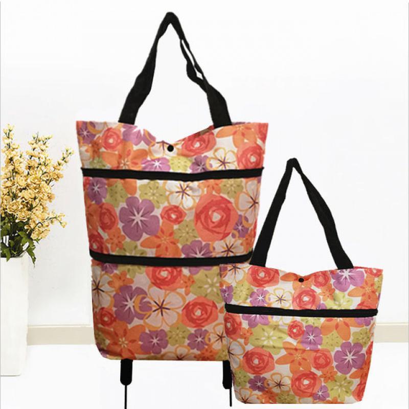 🛒✨ Carro Compra Plegable 2 en 1 – Ligero, Ultra Resistente y Adiós a las Bolsas Pesadas 🛍️💪