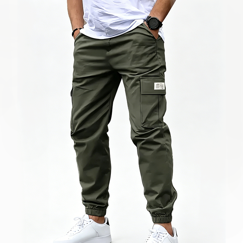 Pantalones Cargo Jogger con Cordón para Hombre