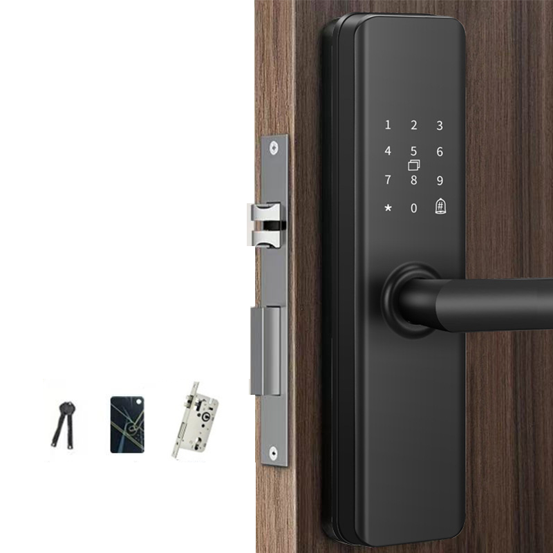 ⏳🔥¡TIEMPO LIMITADO 50% DE DESCUENTO! ⏰Cerradura inteligente de puertas de huella dactilar para puertas interiores de madera sin necesidad de taladrar