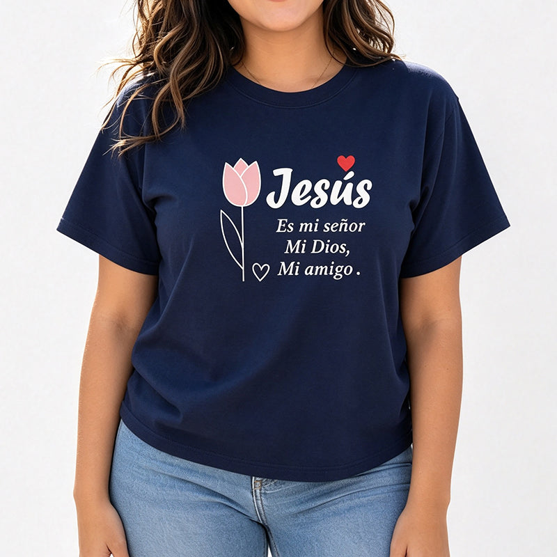 ๐ LIMITED TIME 50% OFF! ๐ Faith Letter Print Tee โ Soft Daily Inspiration ๐