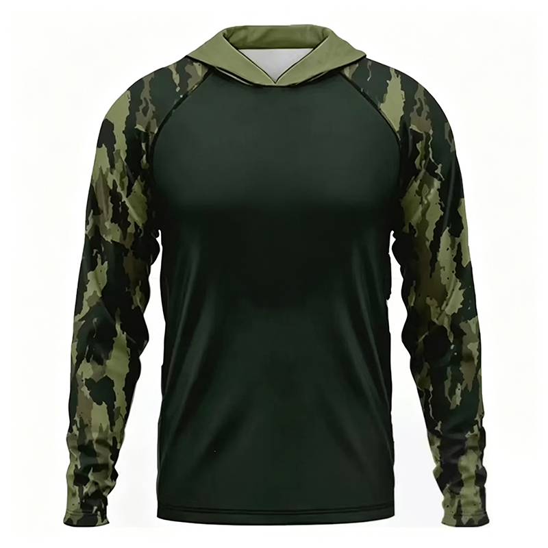 Jersey de Pesca con Manga Larga y Protección Solar para Hombre