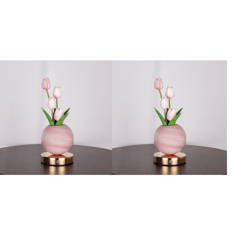 🌷 Lámpara Nocturna Elegante Ramo de Tulipanes