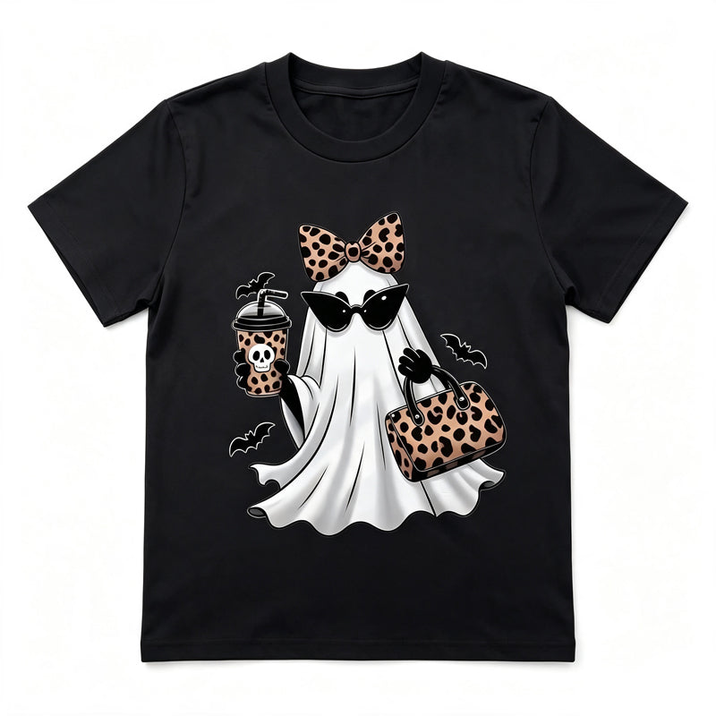 🍂🎃 Women's Halloween Graphic Tee | Cute Spooky Short Sleeve T-Shirt for Fall, Pumpkin Season & Casual Everyday Style