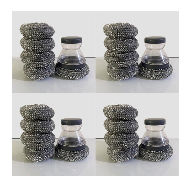 ⏳¡Oferta Especial por Tiempo Limitado!⏰ Cepillo Fregador. Jabón integrado, no raya y es ergonómico. Limpia ollas fácilmente – ¡consigue el tuyo! ✅
