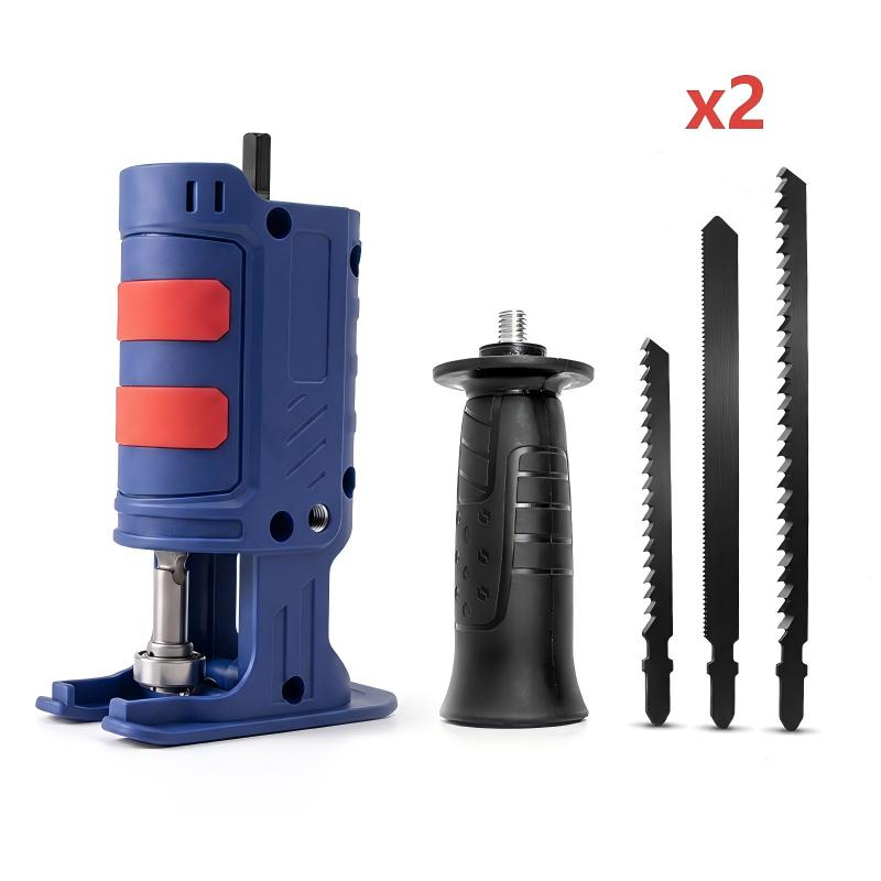 🎁 ¡50% DE DESCUENTO NOVEDAD 2026! 💥 Adaptador de taladro a sierra sable – Convierte tu taladro en sierra para madera, plástico y ramas ✨