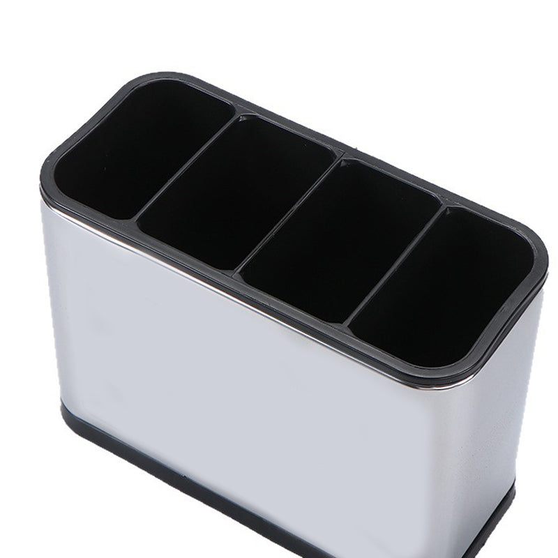 🍴Space-Saving Stainless Steel Kitchen Utensil Holder