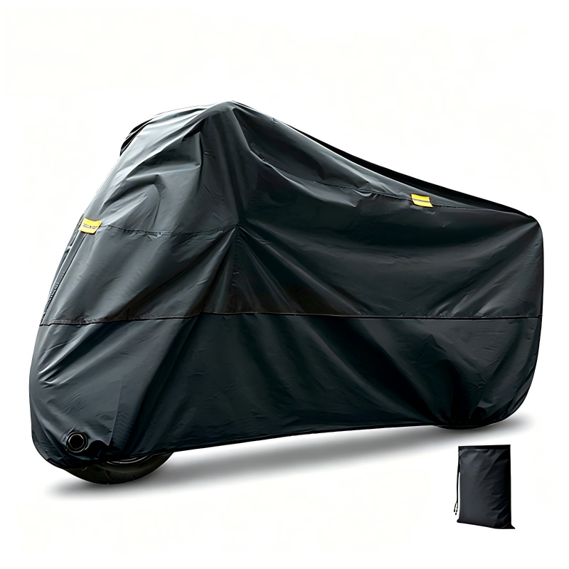 Funda impermeable para motocicleta con orificios para candado