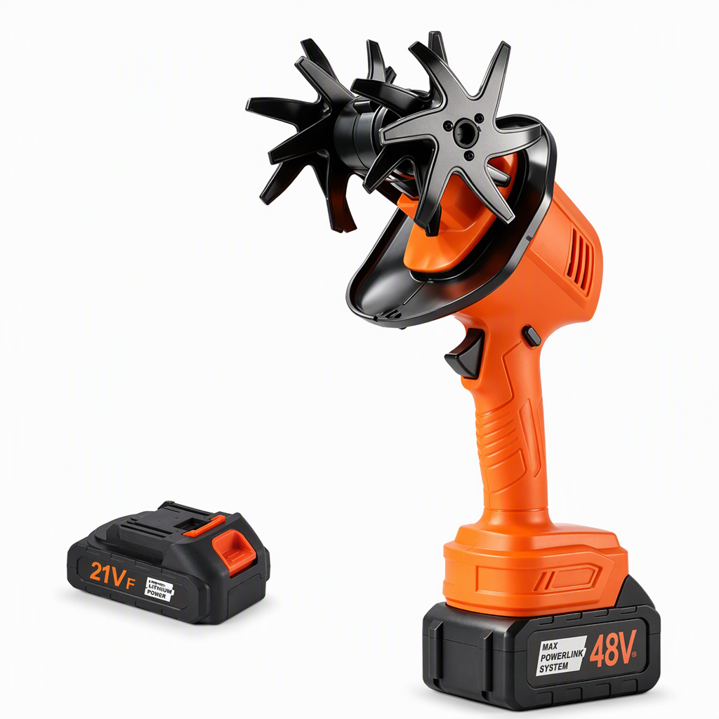 ⏳Oferta por tiempo limitado⏰Minicultivador de mano inalámbrico de 21 V con batería de litio, portátil para aflojar la tierra y deshierbar el jardín