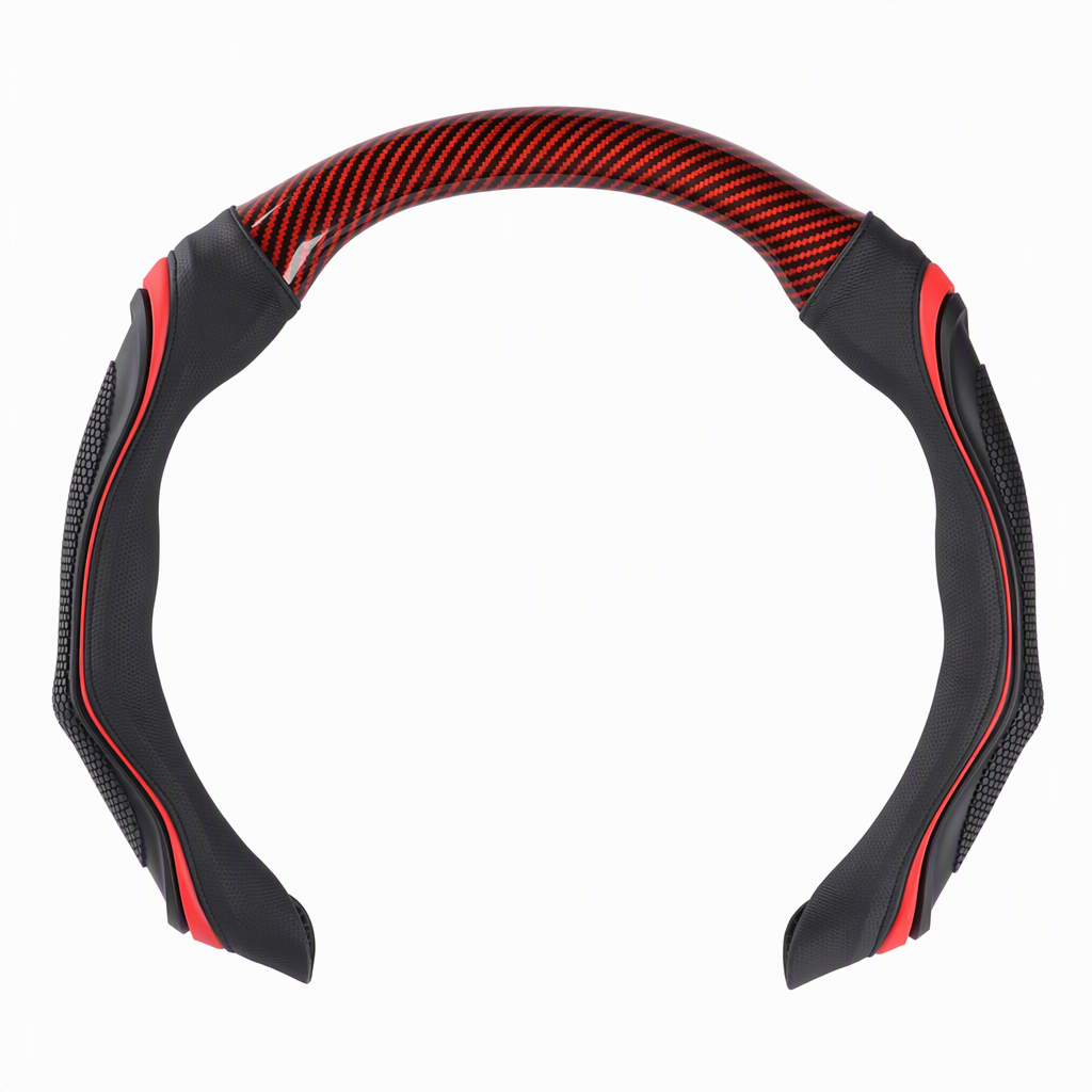 🔈50%OFF 🔥Universal Carbon Fibre Steering Wheel Cover – Anti-Slip Breathable Grip & Napa-Style Finish, Refresh Your Daily Drive ✨