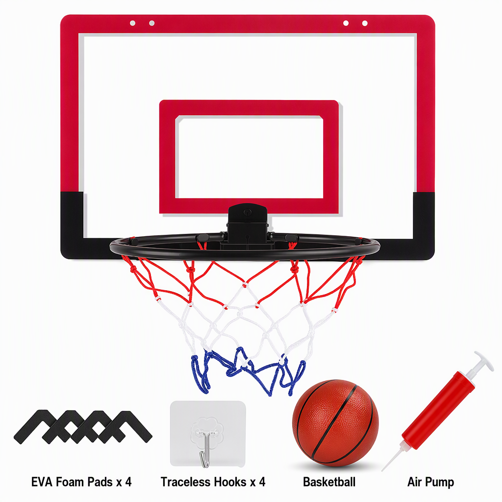 ⏳¡50% DE DESCUENTO!💥Aro de Baloncesto Plegable de Pared Sin Taladrar para Niños