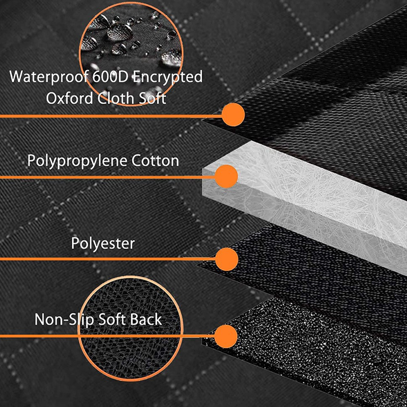 🐾 ¡50% de descuento! Funda protectora para el asiento trasero del coche · Para perros · Diseño convertible