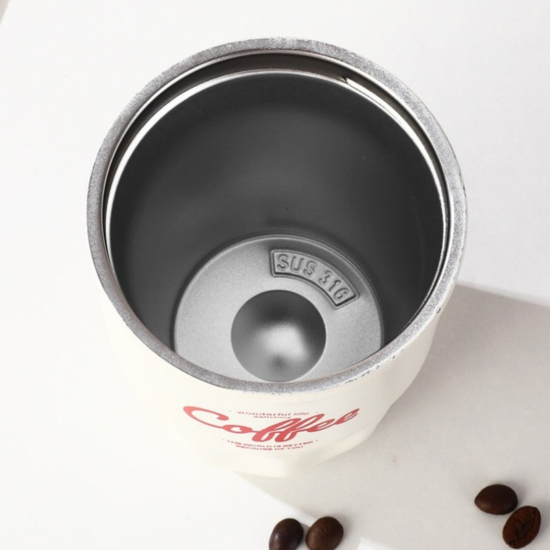 Taza de café térmico inteligente portátil con pantalla de temperatura