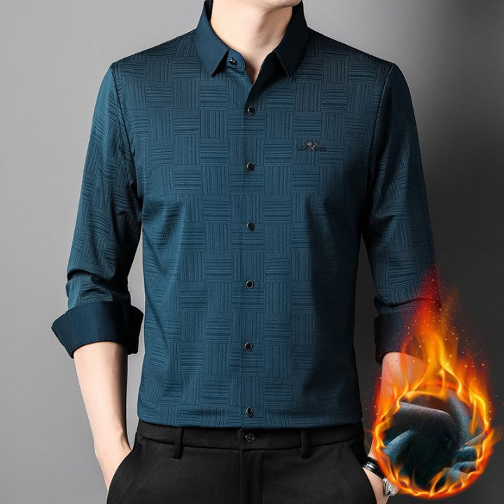š„BUY 2 EnvĆo gratuitoš„Camisa casual de manga larga sin arrugas para hombre