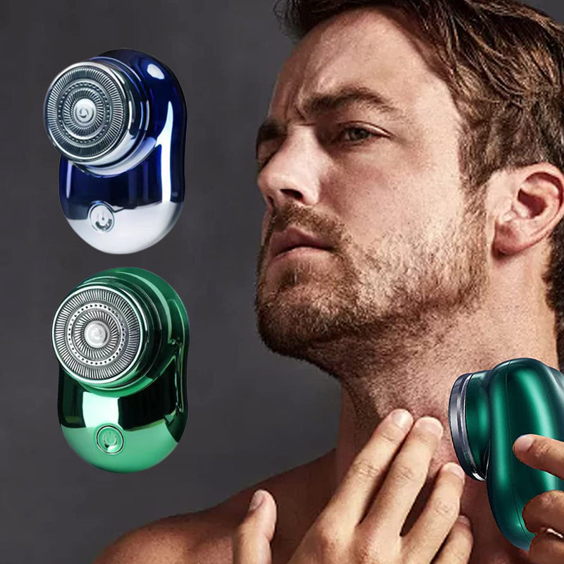 Mini afeitadora de precisión compacta para hombres - Aseo portátil sobre la marcha