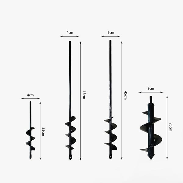 Broca Espiral Para Jardinería Fácil