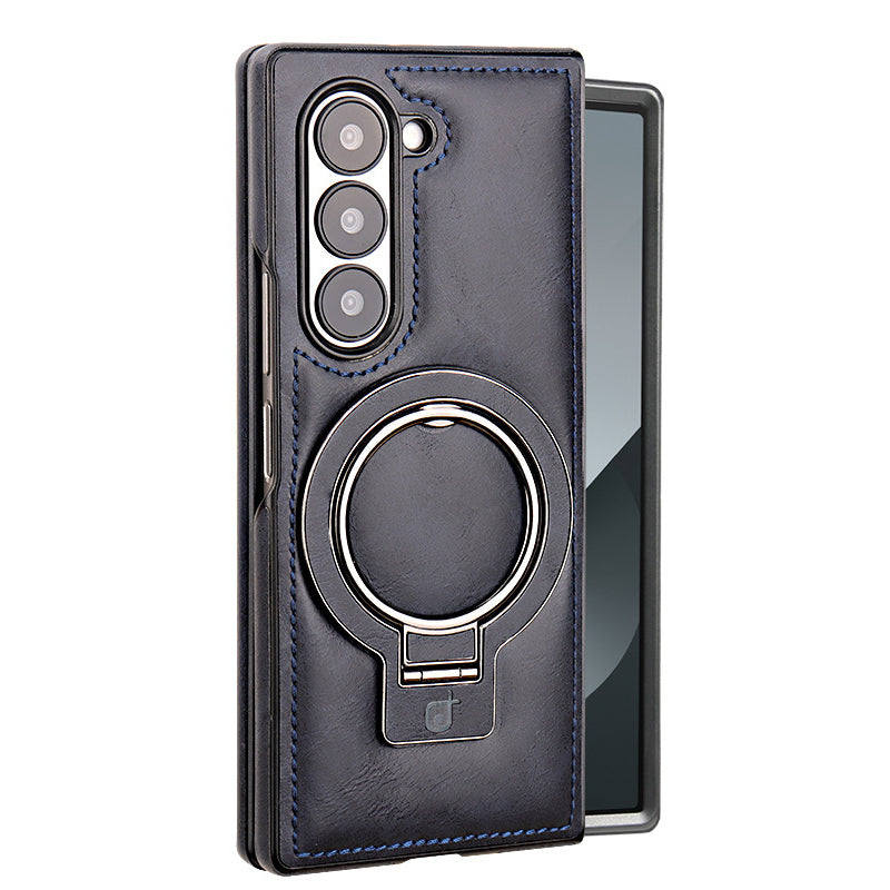 Funda magnética de cuero PU de lujo con soporte para Samsung Z Fold & Z Flip