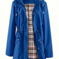 Chaquetas Casual de Color Sólido, Impermeables y Cortavientos con Capucha