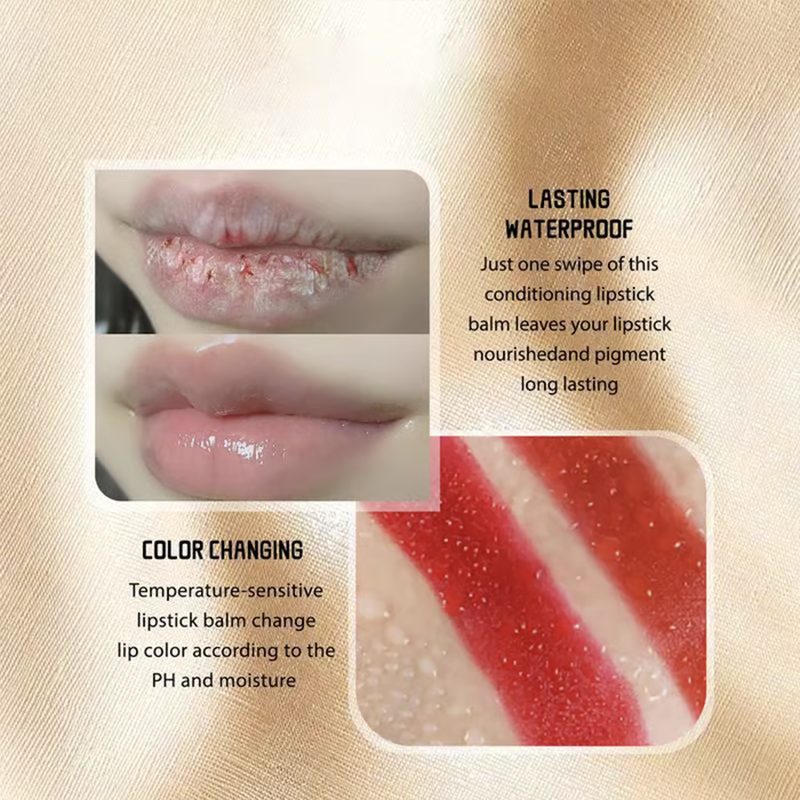 💄 ¡ÚLTIMO DÍA - COMPRA 2 LLEVA 3! ✨ Labial Autoajustable Crystal Clear - Se Adapta al pH de tus Labios para un Tono Único y Resistente al Traspaso 💋🌟