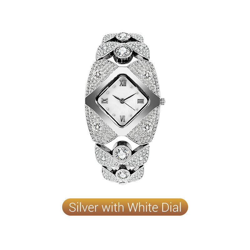 ⌚✨ ¡OFERTA 50% OFF! Reloj de Cuarzo Retro para Mujer con Estrás Brillante – Elegante, Femenino y Perfecto para Cada Ocasión 💎🌸