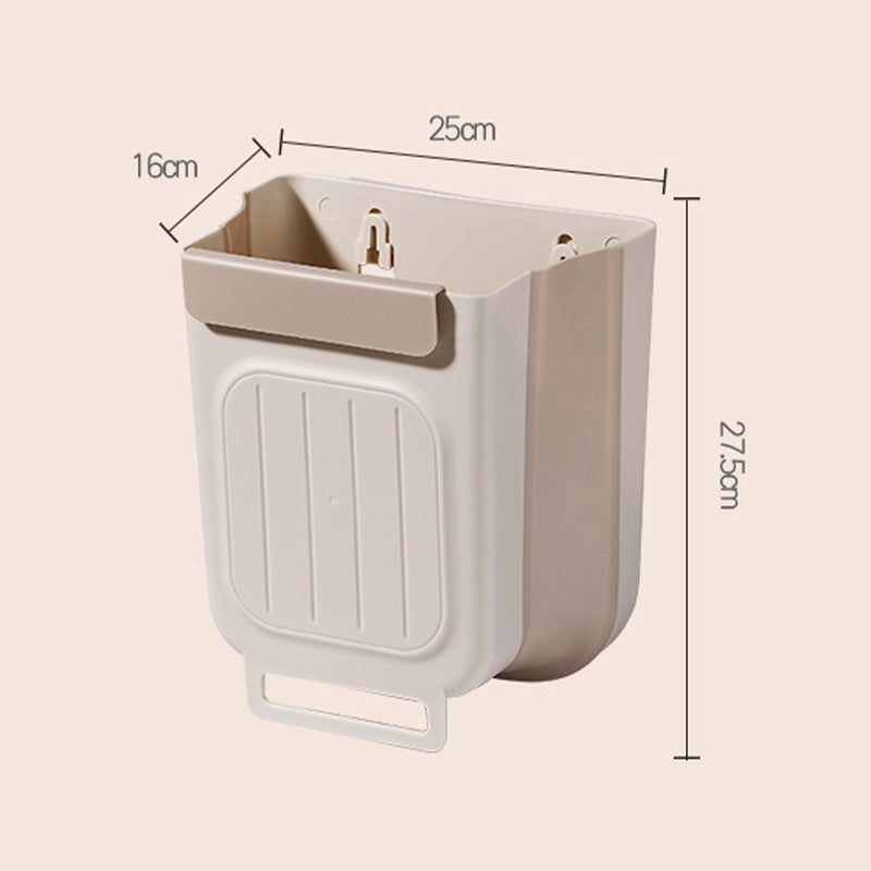 ⏳🔥¡50 % DE DESCUENTO POR TIEMPO LIMITADO! ⏰ Cubo de basura plegable y colgante multiusos para la cocina