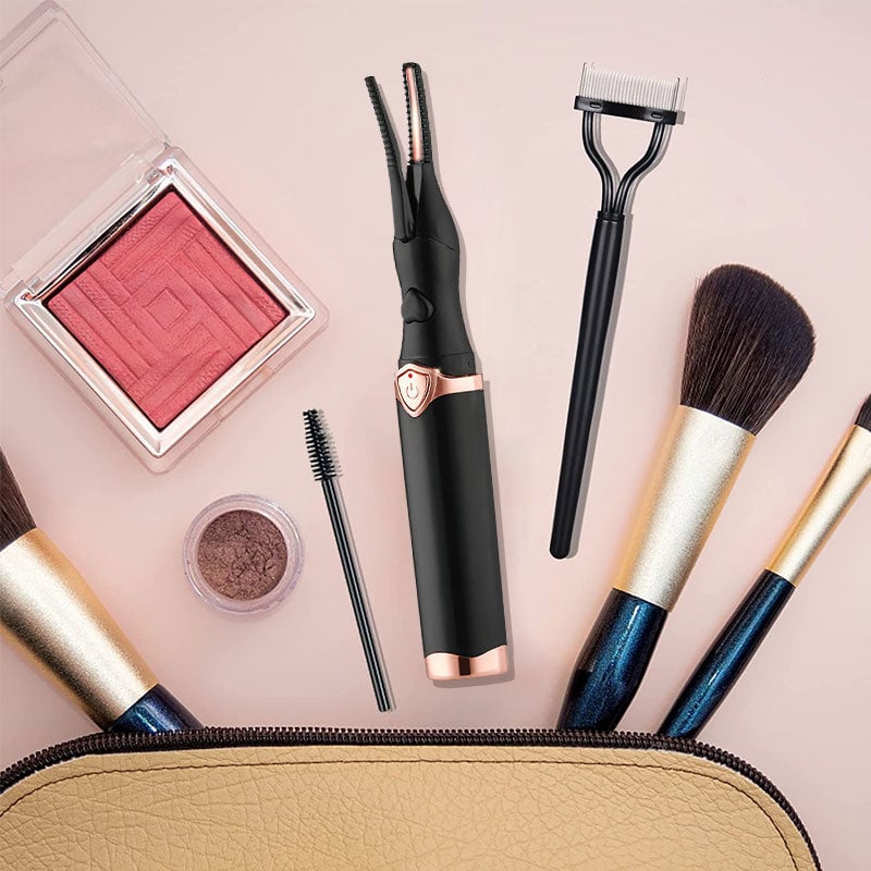 Rizador eléctrico de pestañas para un look glamuroso al instante