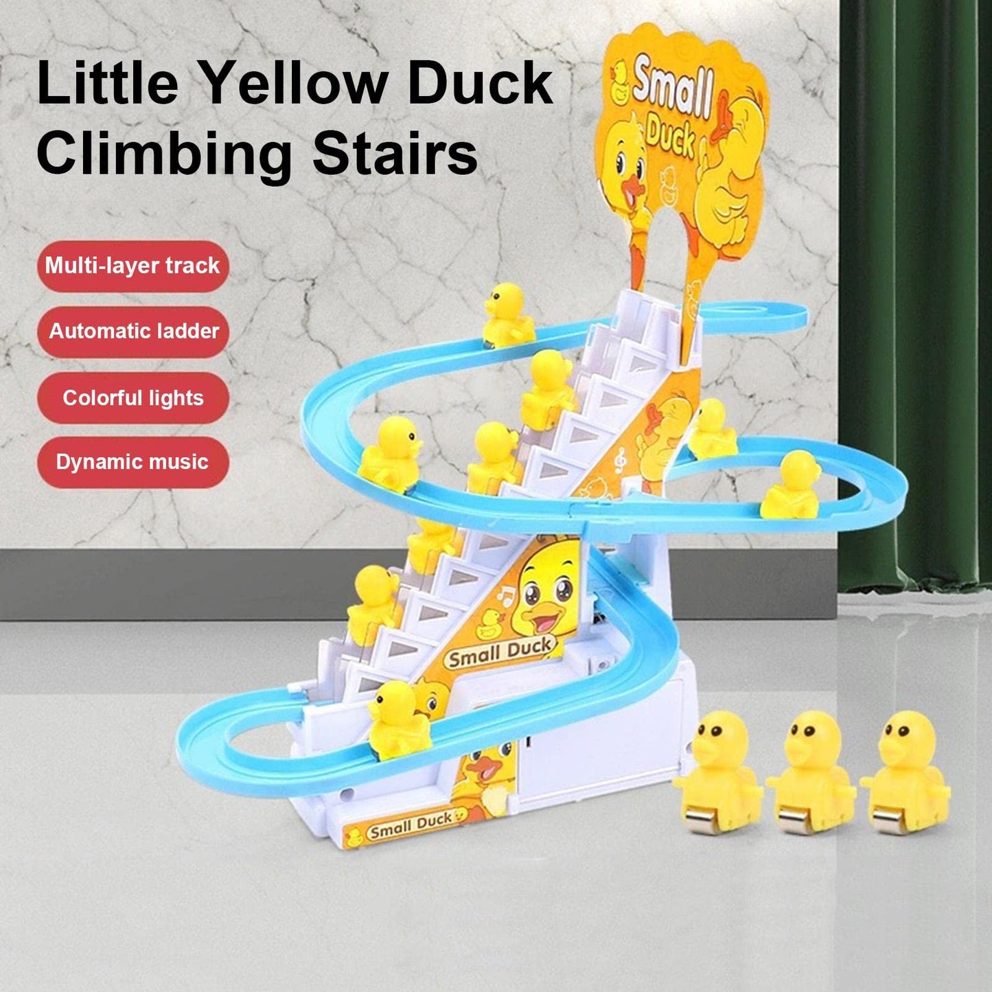 🎉 Oferta 2026 — ¡Más de 44,000 Vendidos!💞 Juguete Patito Sube Escaleras – Diversión y Aprendizaje Combinados 🐤