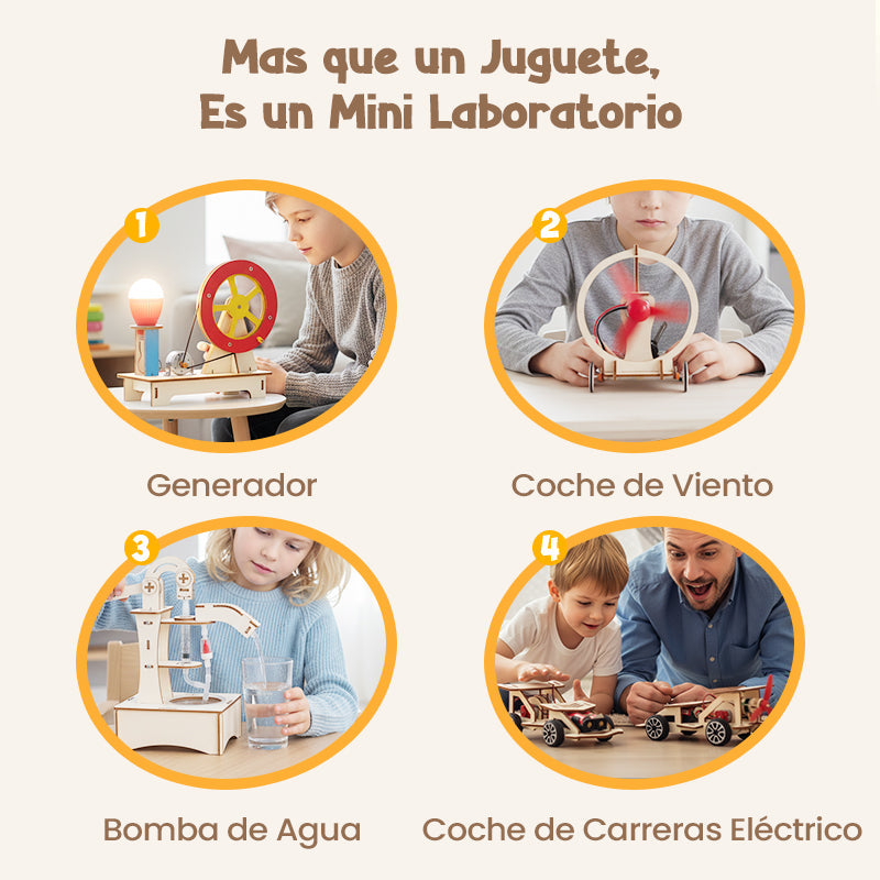 🔥Hot🛠️ Assale🔥Kit de Construcción de Madera STEM para Niños