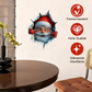 🎄Rebajas de Navidad 50 % de descuento🎅Adhesivos creativos para la pared con motivos navideños