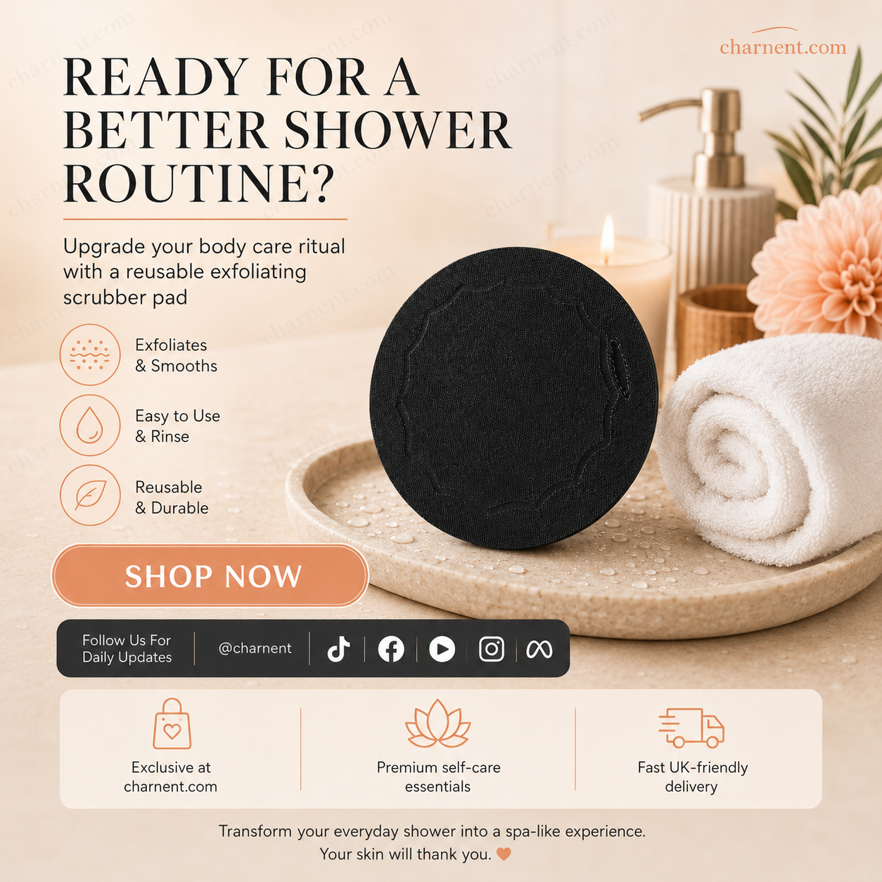 🚿 Almohadillas Exfoliantes para Ducha 🧖‍♀️