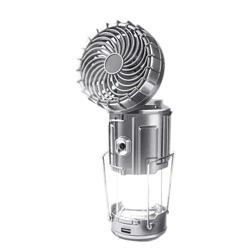 🔥🎁Gran oferta 50% de descuento🎁🔥Luz LED portátil para acampar con ventilador